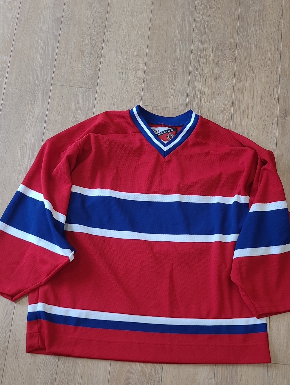 Pro Player Red Blue White Hockey Jersey